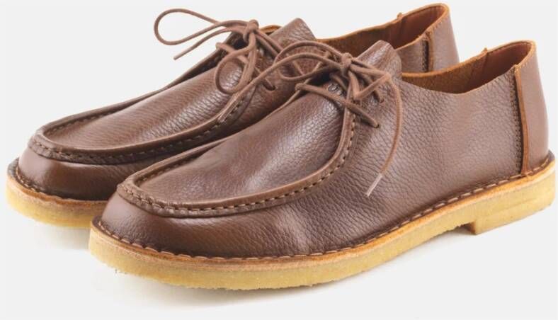 Nature Footwear Leren Schoenen Tabak 6101-051-114 Brown Heren