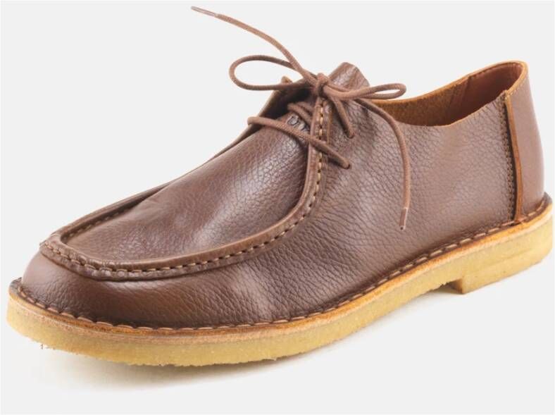 Nature Footwear Leren Schoenen Tabak 6101-051-114 Brown Heren