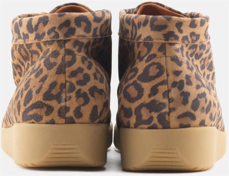 Nature Footwear Luipaard Suede Laars Brown Dames