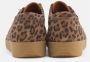 Nature Footwear Luipaard Suède Print Schoenen Brown Dames - Thumbnail 5