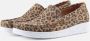 Nature Footwear Luipaardprint Loafer Suède Schoen Brown Dames - Thumbnail 2