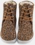 Nature Footwear Luipaardprint Suède Laars met Lamsvacht Voering Brown Dames - Thumbnail 3