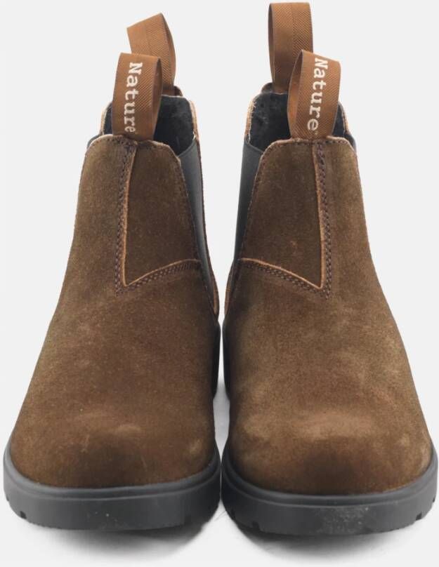 Nature Footwear Mahonie Olie Suède Laars met Voering Brown Heren