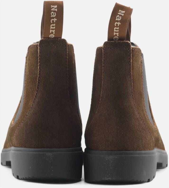 Nature Footwear Mahonie Olie Suède Laars met Voering Brown Heren