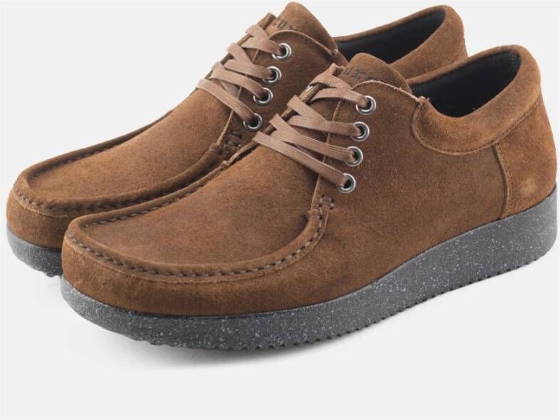 Nature Footwear Mahonie Suède Schoenen Brown Heren