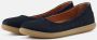 Nature Footwear Marie Ballerina Nubuck Navy Blue Dames - Thumbnail 2