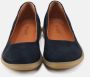 Nature Footwear Marie Ballerina Nubuck Navy Blue Dames - Thumbnail 3