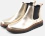 Nature Footwear Metallic Suède Laars Yellow Dames - Thumbnail 2