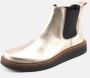 Nature Footwear Metallic Suède Laars Yellow Dames - Thumbnail 4