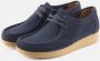 Nature Footwear Navy Suède Schoenen 1031-056-004 Blue Dames - Thumbnail 2