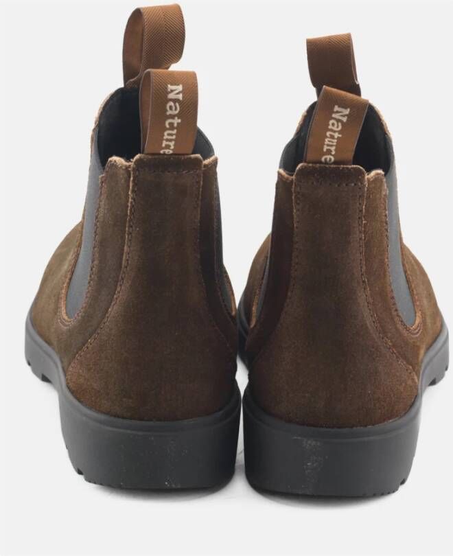 Nature Footwear Olie Suède Laars Mahonie Brown Dames