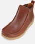 Nature Footwear Pull Up Leren Laars Cognac Brown Dames - Thumbnail 4