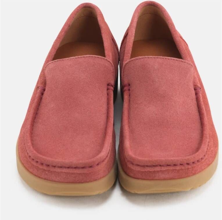 Nature Footwear Ruby Suède Loafer Red Dames