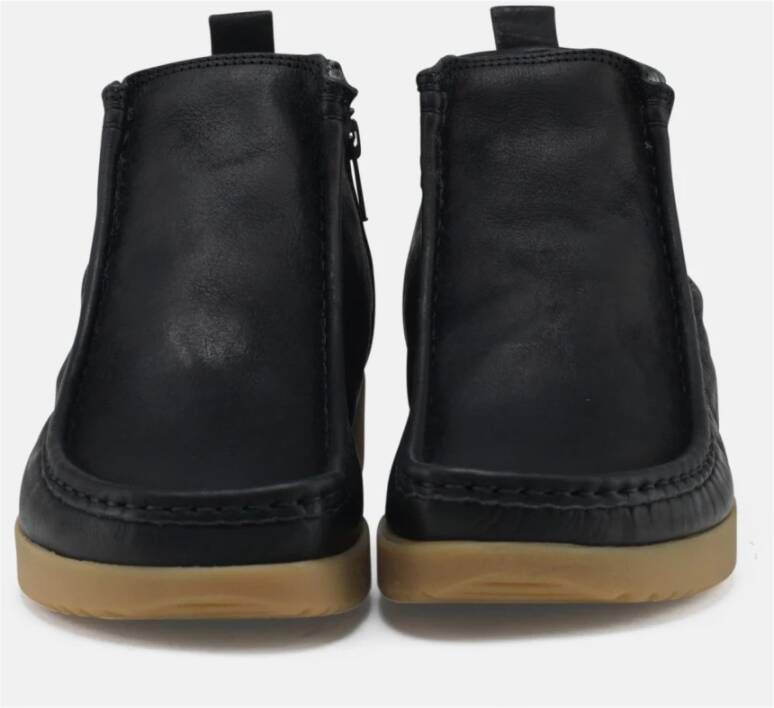 Nature Footwear Sofia Gevoerde Laars Oily Nubuck Black Dames