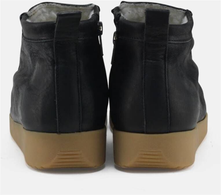 Nature Footwear Sofia Gevoerde Laars Oily Nubuck Black Dames