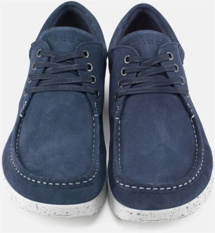 Nature Footwear Suede Schoenen Navy 2001-022-004 Blue Heren