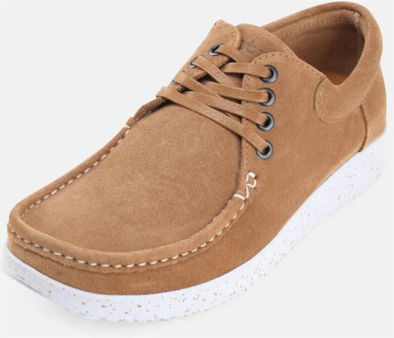 Nature Footwear Suede Schoenen Toffee 1001-018-025 Brown Dames