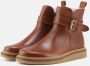 Nature Footwear Vigga Gevoerde Laars Leer Brown Dames - Thumbnail 2