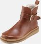 Nature Footwear Vigga Gevoerde Laars Leer Brown Dames - Thumbnail 4