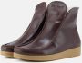 Nature Footwear Warm Gevoerde Laars Leer Koffie Brown Dames - Thumbnail 2