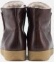 Nature Footwear Warm Gevoerde Laars Leer Koffie Brown Dames - Thumbnail 5