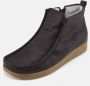 Nature Footwear Warmgevoerde Laars Nubuck Bison Brown Dames - Thumbnail 4