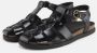 Nature Footwear Zwarte Leren Sandaal 1103-004-002 Black Dames - Thumbnail 2