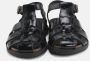 Nature Footwear Zwarte Leren Sandaal 1103-004-002 Black Dames - Thumbnail 3