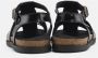 Nature Footwear Zwarte Leren Sandaal 1103-004-002 Black Dames - Thumbnail 5