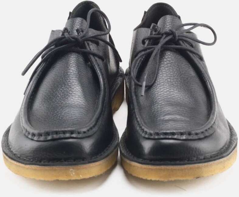 Nature Footwear Klassieke leren veterschoenen Black Heren