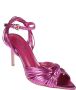 Ncub Fuchsia Laminaat Sandalen Pink Dames - Thumbnail 2