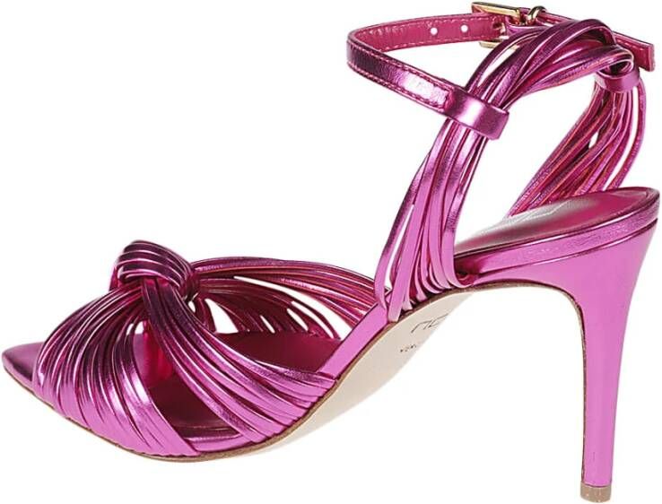 Ncub Fuchsia Laminaat Sandalen Pink Dames