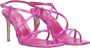 Ncub Fuchsia Patent Sandalen met Enkelband Pink Dames - Thumbnail 2