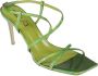 Ncub Groene Hak Sandalen Green Dames - Thumbnail 3