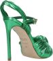 Ncub Groene Leren Sandalen met Enkelband Green Dames - Thumbnail 3