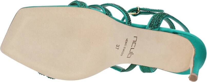 Ncub Sandalen Groen Green Dames