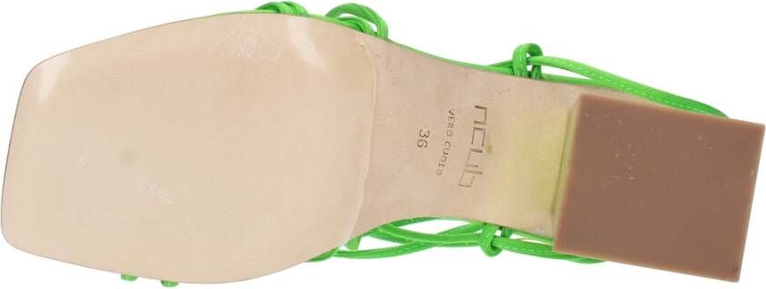 Ncub Sandalen Groen Green Dames