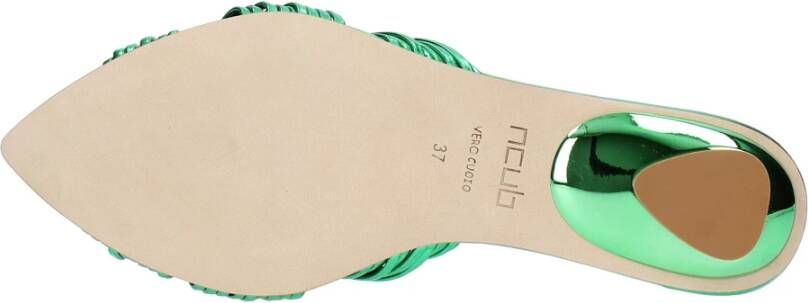 Ncub Sandalen Groen Green Dames