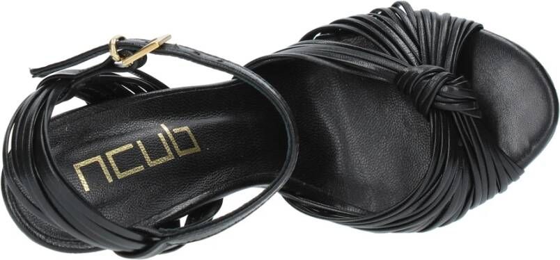 Ncub Sandalen Zwart Black Dames