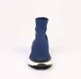 Neil Barrett Blauwe textielvoering sneaker met Bolt Sock en zijlogo Blauw Heren - Thumbnail 3