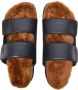 Neous Leather sandals Black Dames - Thumbnail 2