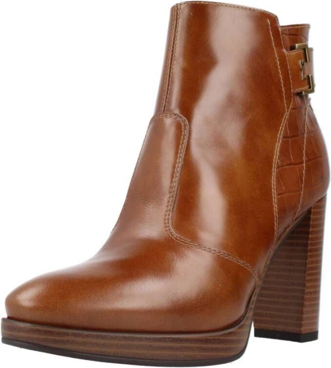 Nerogiardini Ankle Boots Brown Dames