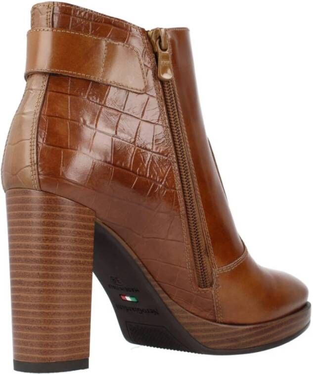 Nerogiardini Ankle Boots Brown Dames