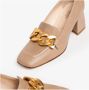 Nerogiardini Beige Ketting Loafer Beige Dames - Thumbnail 3