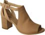 Nerogiardini Beige Leren Enkellaarzen met 7cm Hak Beige Dames - Thumbnail 9