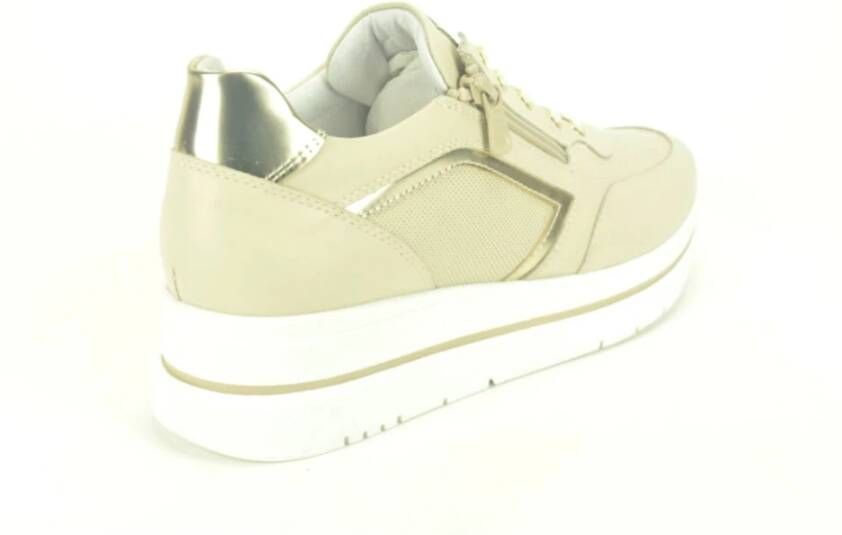 Nerogiardini Beige Runner Tiret DZ Beige Dames