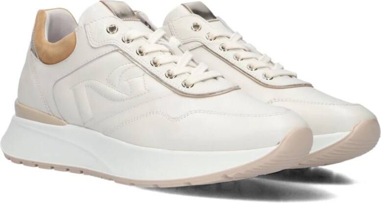 Nerogiardini Beige Stijlvolle Sneakers voor Vrouwen Beige Dames