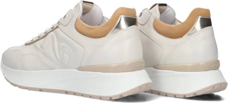 Nerogiardini Beige Stijlvolle Sneakers voor Vrouwen Beige Dames