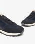 Nerogiardini Blauwe Leren en Suède Sneakers Blue Heren - Thumbnail 7