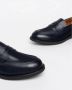 Nerogiardini Blauwe Leren Herenloafers met Band Blue Heren - Thumbnail 3